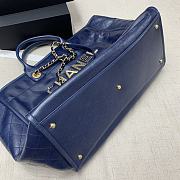 Chanel Shopping Bag Blue Size 40 x 31 x 21 cm - 3