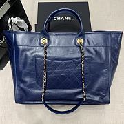 Chanel Shopping Bag Blue Size 40 x 31 x 21 cm - 4