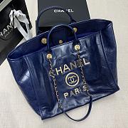 Chanel Shopping Bag Blue Size 40 x 31 x 21 cm - 5