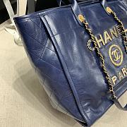 Chanel Shopping Bag Blue Size 40 x 31 x 21 cm - 6