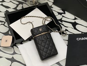 Chanel Box Bag Black Size 18 x 10.5 x 5 cm
