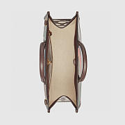 Gucci Medium Tote With Geometric Print In GG Supreme 674148 Size 37.5 × 33 × 15.5 cm - 6