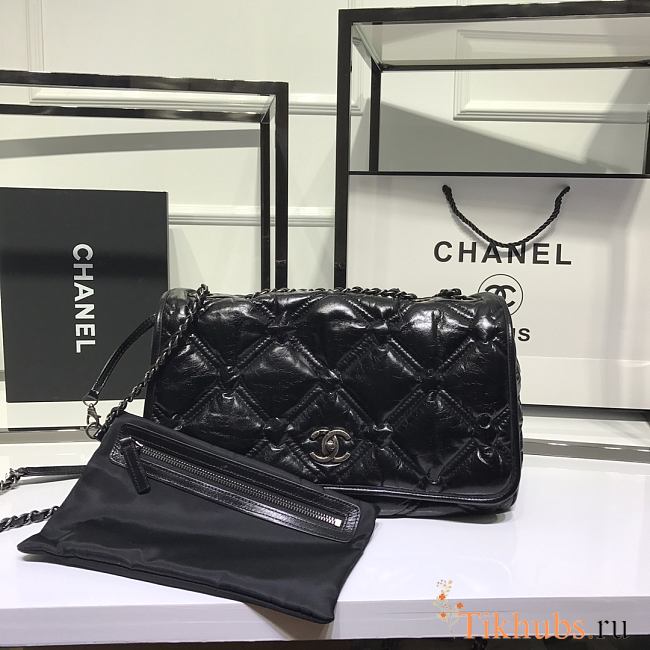 Chanel CF Flip Bag Black Size 35 x 22 x 12 cm - 1