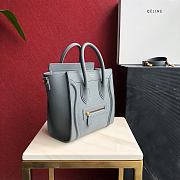 Celine Nano Luggage Gray 168243 Size 20 x 20 x 10 cm - 3