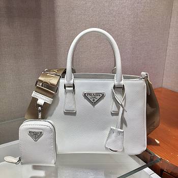 Prada Three-In-One Killer Bag White 1BA296 Size 23 x 16.5 x 10 cm