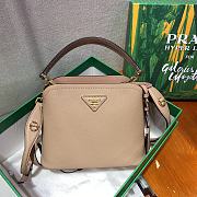 Prada Matinee Handbag Beige 1BA286 Size 21 x 16.5 x 9.5 cm - 1