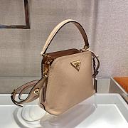 Prada Matinee Handbag Beige 1BA286 Size 21 x 16.5 x 9.5 cm - 3