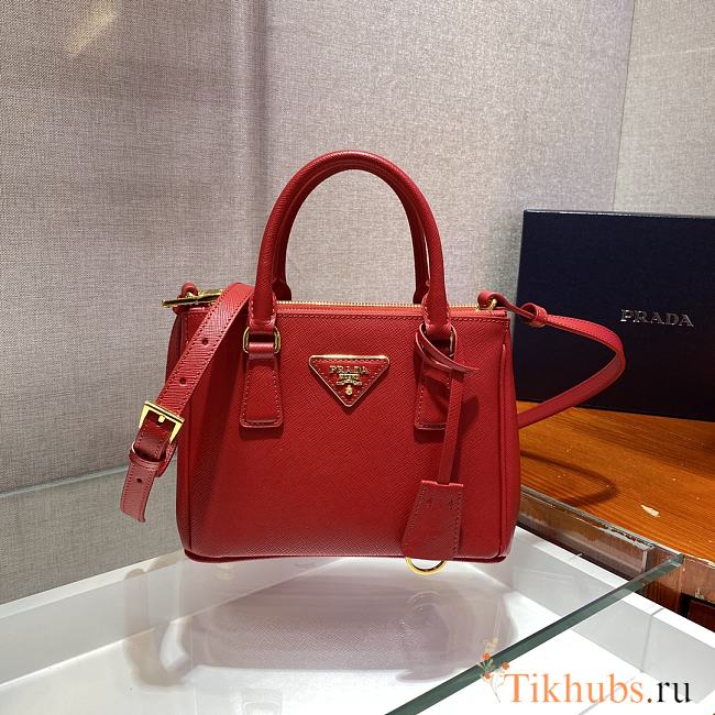 Prada Mini Killer Red 1BA906 Size 20 x 15 x 9.5 cm - 1