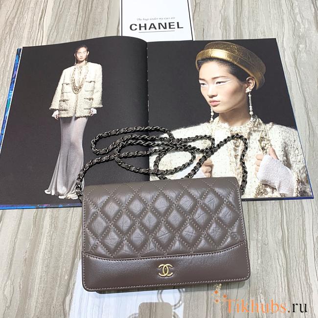 Chanel Woc Calfskin Chain Bag 88615 Size 19 x 13.5 x 3.5 cm - 1