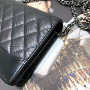 Chanel Woc Calfskin Chain Bag Black 88615 Size 19 x 13.5 x 3.5 cm - 6