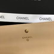 Chanel Leather Chain CC Buckle Wallet 6871 Size 19 cm - 2