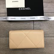 Chanel Leather Chain CC Buckle Wallet 6871 Size 19 cm - 5