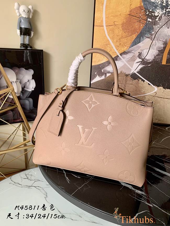 LV Grand Palais Handbag Apricot M45811 Size 34 x 24 x 15 cm - 1