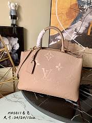 LV Grand Palais Handbag Apricot M45811 Size 34 x 24 x 15 cm - 1