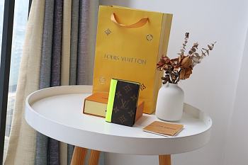 Louis Vuitton Pocket Organizer Wallet Yellow M80779 Size 8 x 11 x 1 cm
