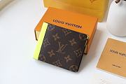 Louis Vuitton Multiple Wallet Yellow M80781 Size 11.5 x 9 x 1.5 cm - 5