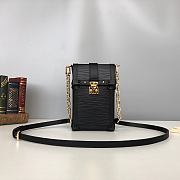 LV Pochette Trunk Verticale Epi Leather Black M67871 Size 11 x 17.5 x 3.5 cm - 1