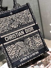 Dior Mini Book Tote Vertical Tarot Card Size 20 x 9 cm - 2