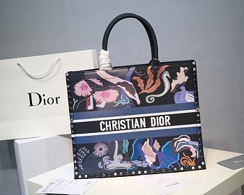 Dior Smooth Calfskin Handbag Tote Bag 41.5 x 32 x 5 cm