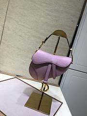 Dior Saddle Bag New Pink Size 19.5 cm - 1