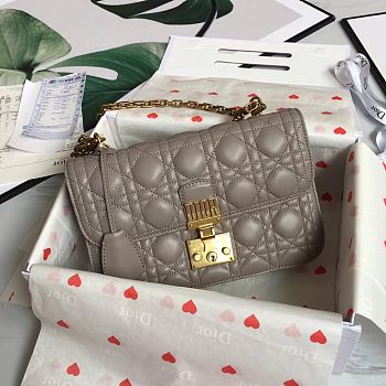 Dior Dioraddict Lambskin Flap Handbag Size 24 x 16 x 8 cm