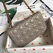 Dior Dioraddict Lambskin Flap Handbag Size 24 x 16 x 8 cm - 6