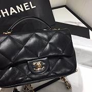 Chanel 19 Handle Chain Bag Black AS1114 Size 23 x 15 x 6 cm - 2
