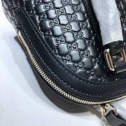 Gucci Microguccissima Bag Black Leather 449654 Size 24 x 19 x 13 cm - 4