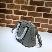 Gucci Microguccissima Bag Black Leather Gray 449654 Size 24 x 19 x 13 cm - 2