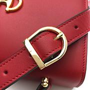 Gucci Small Zumi Shoulder Bag Red 576388 Size 24 x 16 x 4.5 cm - 6