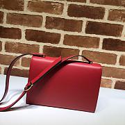 Gucci Small Zumi Shoulder Bag Red 576388 Size 24 x 16 x 4.5 cm - 4