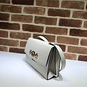 Gucci Small Zumi Shoulder Bag White 576388 Size 24 x 16 x 4.5 cm - 2