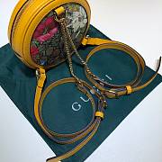 Gucci Ophidia GG Flora Mini Backpack In Yellow 598661 Size 16 x 16 x 4 cm - 5