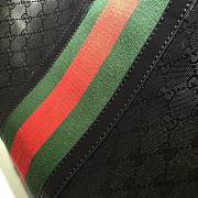 Gucci GG Imprime Web Carry On Duffle Black 269375 Size 42 x 26 x 24 cm - 6
