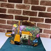 Gucci Crossbody Padlock Flower Yellow 603221 Size 24 x 17 x 10 cm - 1