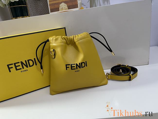 Fendi Cross-Body Yellow Size 24 x 24 x 2 cm - 1