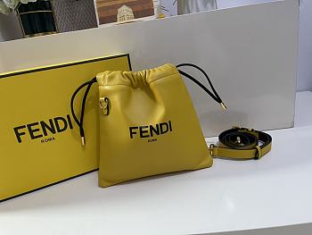 Fendi Cross-Body Yellow Size 24 x 24 x 2 cm