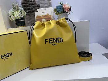 Fendi Cross-Body Yellow Size 30 x 2 x 39 cm
