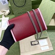Gucci GG Supreme Dionysus Chain Wallet Red 401231 Size 20 x 13.5 x 3 cm - 5