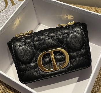 Dior Caro Black Size 14 x 8 x 4 cm