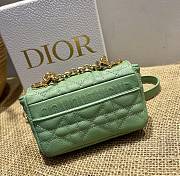 Dior Caro Green Size 14 x 8 x 4 cm - 3