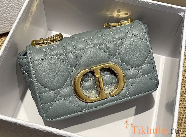 Dior Caro Blue Size 14 x 8 x 4 cm - 1