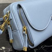 Dior Caro Clutch Blue 9238 Size 19 x 10.5 x 5 cm - 6