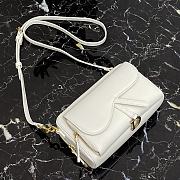 Dior Caro Clutch White 9238 Size 19 x 10.5 x 5 cm - 2