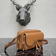 Dior Caro Clutch Caramel 9238 Size 19 x 10.5 x 5 cm - 5