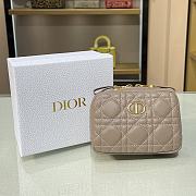 Dior Caro Zipper Clutch Pink Size 15 x 10.5 x 4 cm - 1