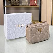 Dior Caro Zipper Clutch Pink Size 15 x 10.5 x 4 cm - 6