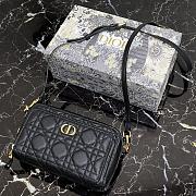 Dior Caro Black 9237 Size 19 × 10.5 × 5 cm - 5