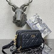 Dior Caro Black 9237 Size 19 × 10.5 × 5 cm - 6