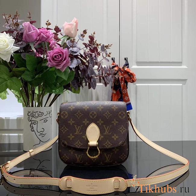 Louis Vuitton Monogram Saint Cloud Mm Shoulder Bag M51243 Size 19 × 6 × 17 cm - 1